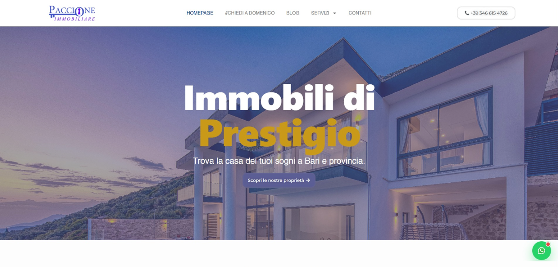 Paccione – Sito Web